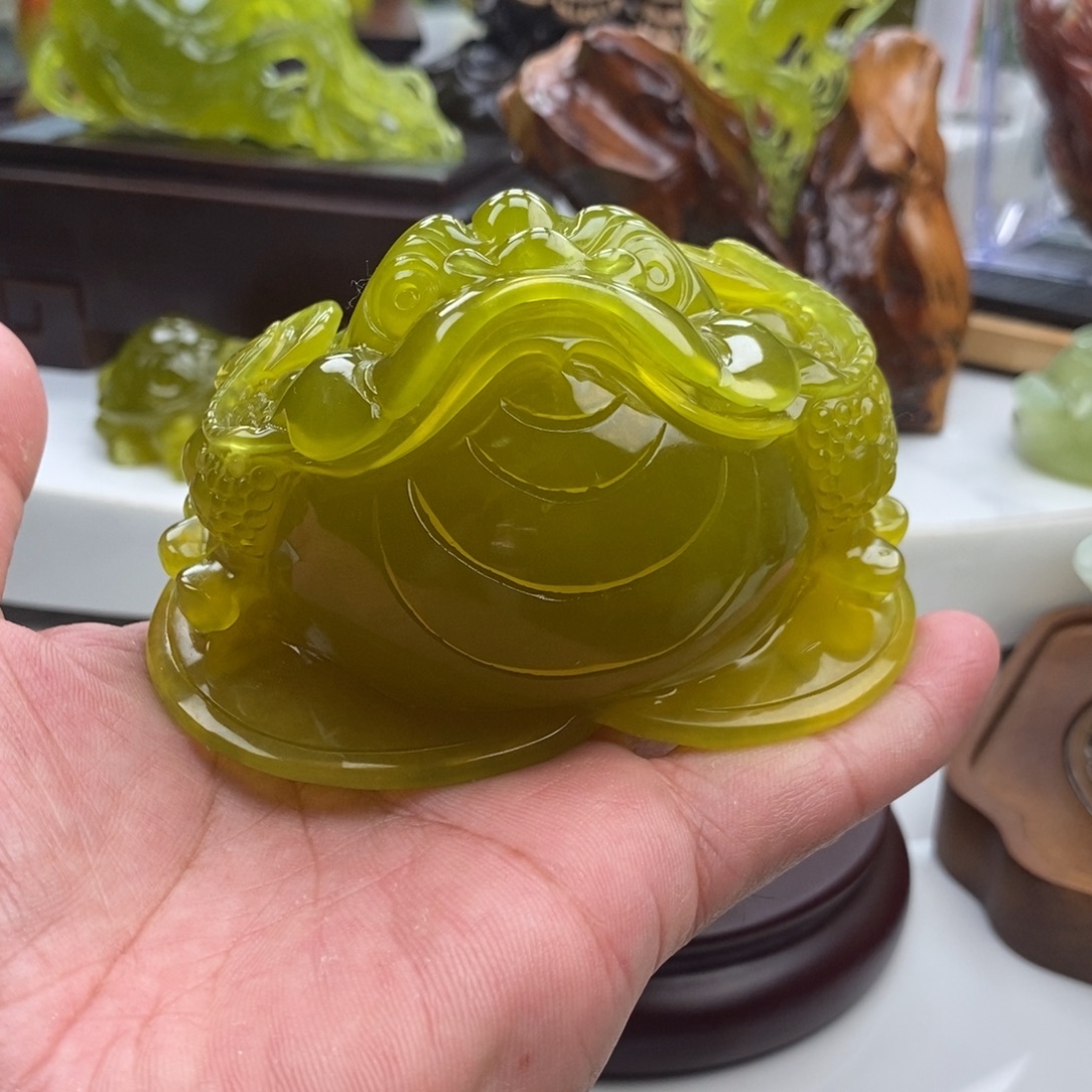 岫玉未镶嵌四大名玉摆件