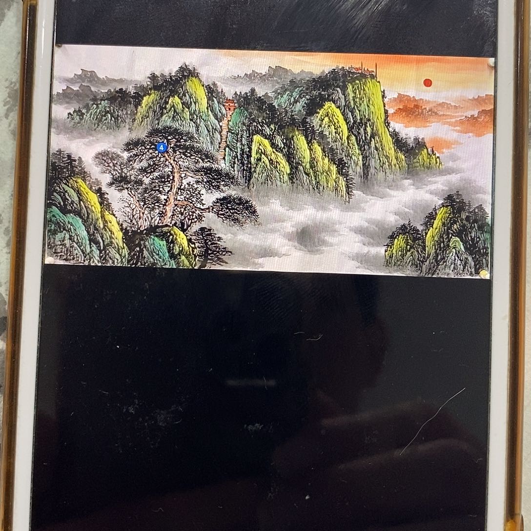 国画画画真的画画