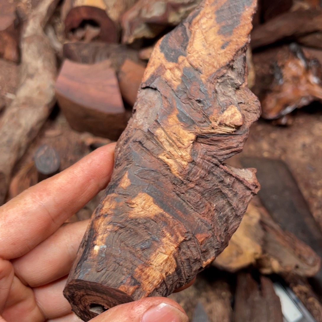 煜***坤黄花梨/降香黄檀把件