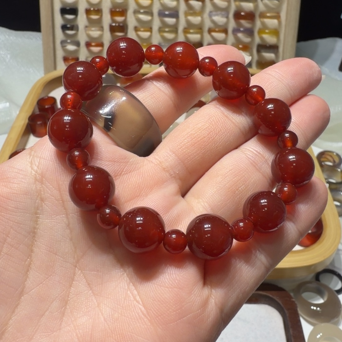 玛瑙/玉髓未镶嵌戒指福利不退换