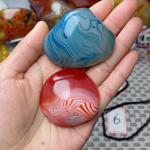 未镶嵌玛瑙/玉髓珠宝奇石大*姐打孔不退不换