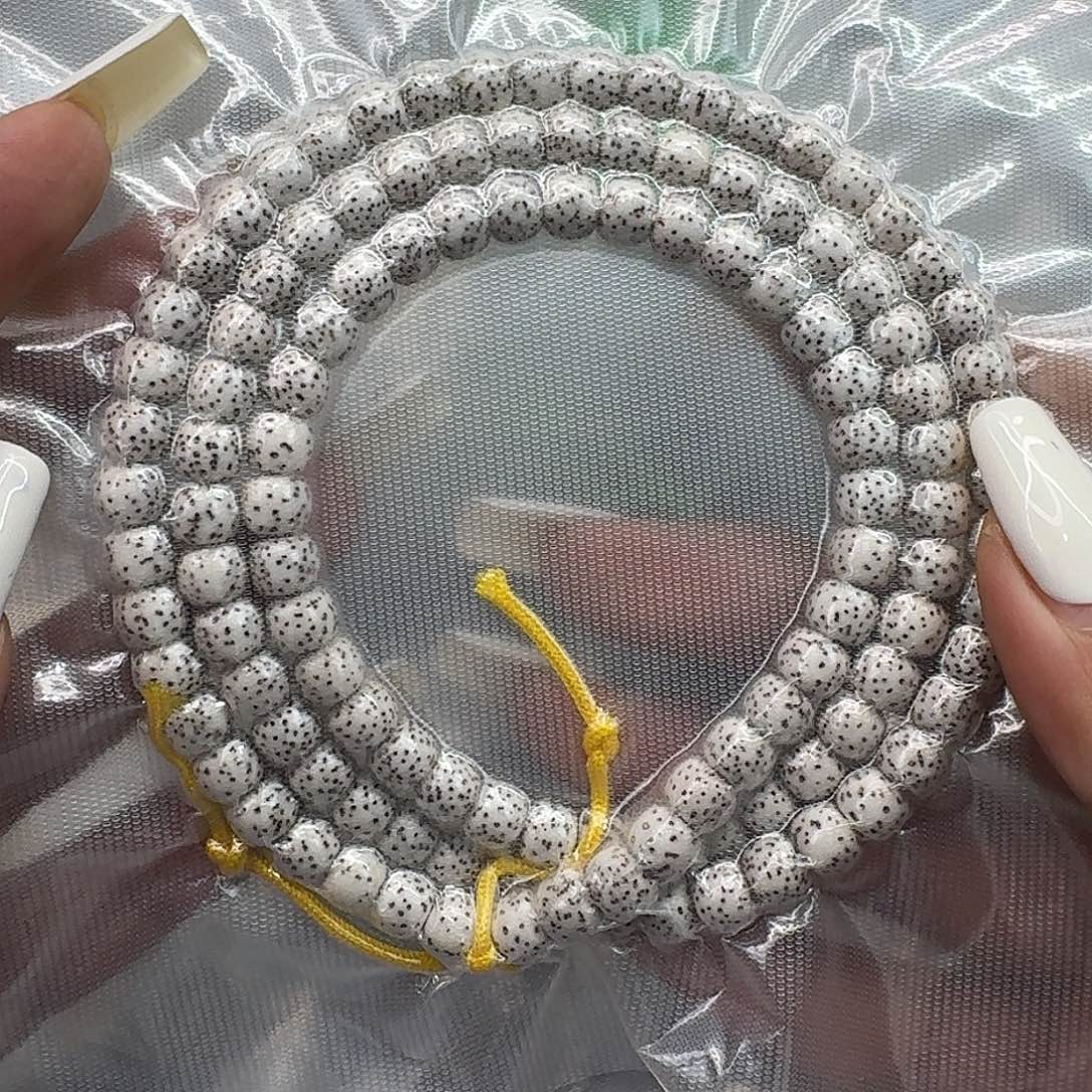 星月菩提手串190傲世白星月菩提河豚76-108