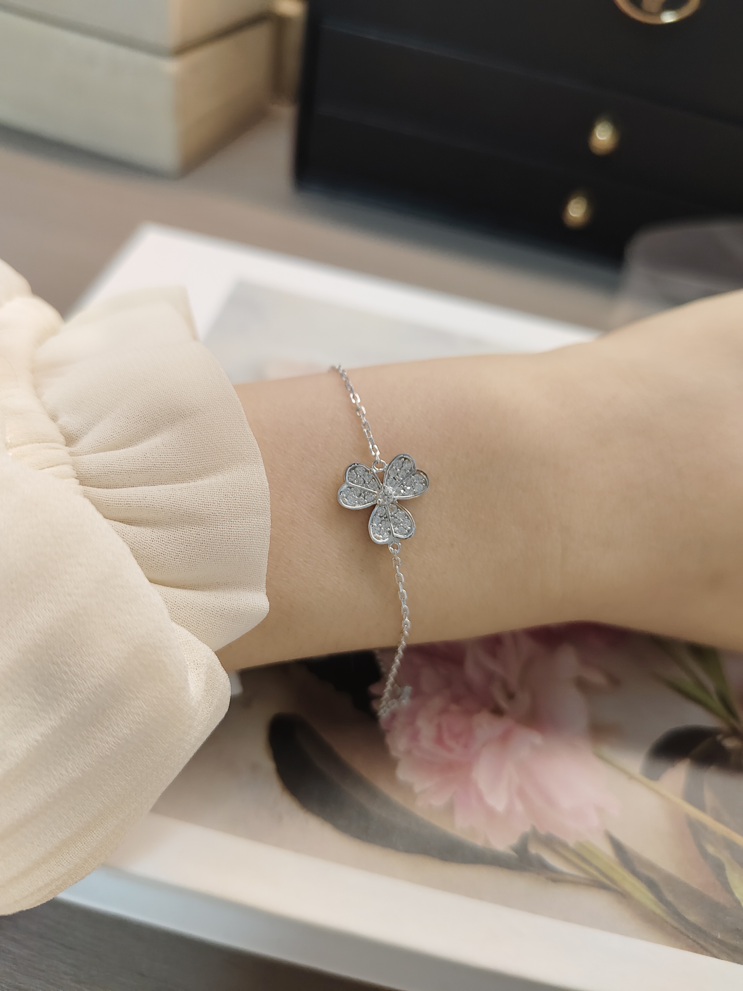 手链 手链三叶草手链