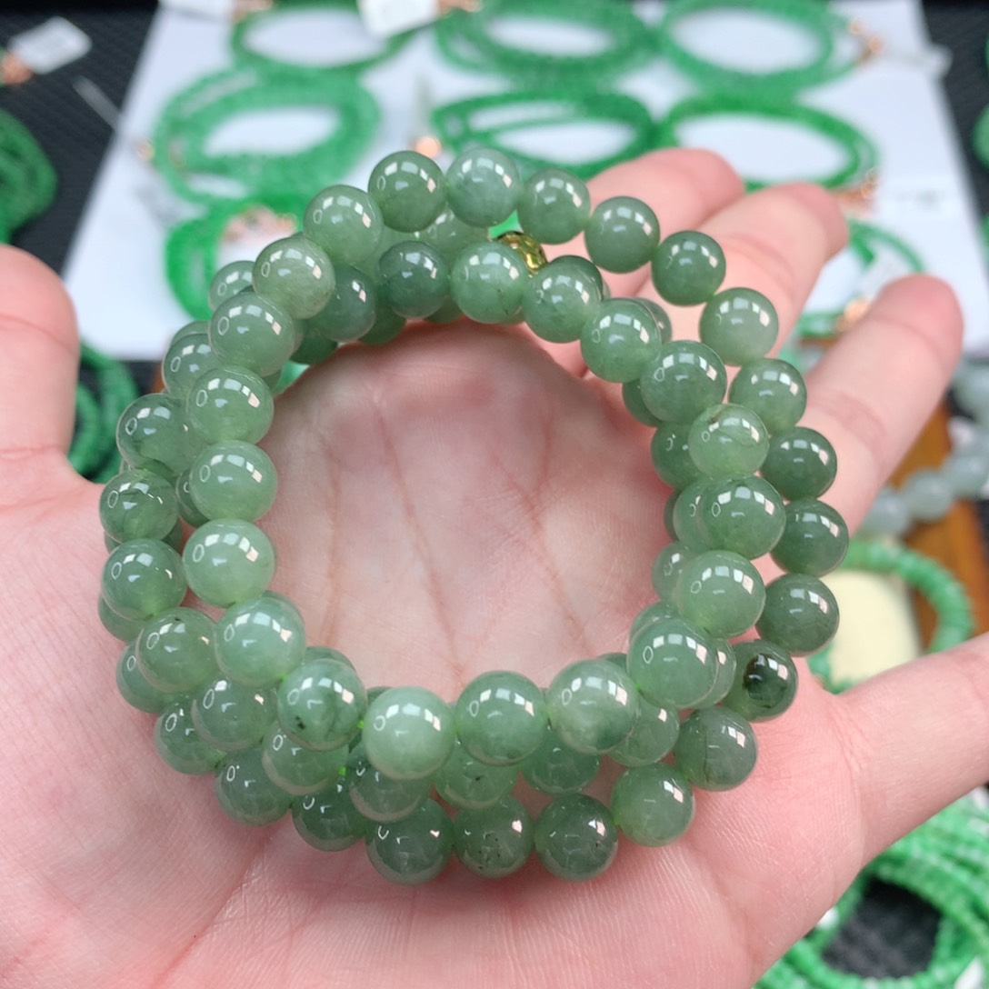 翡翠手链未镶嵌翡翠