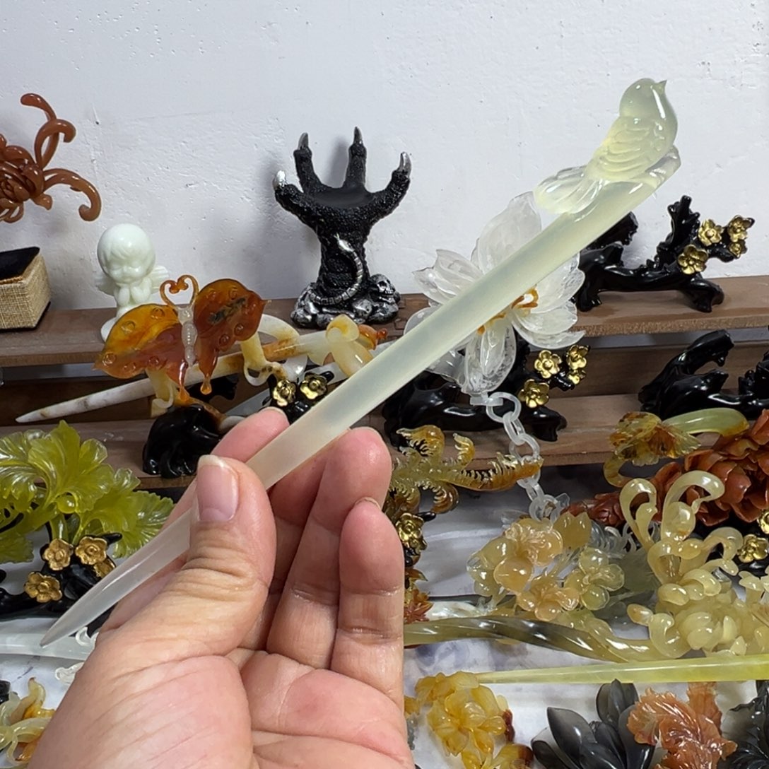 蛇纹石玉未镶嵌戒指