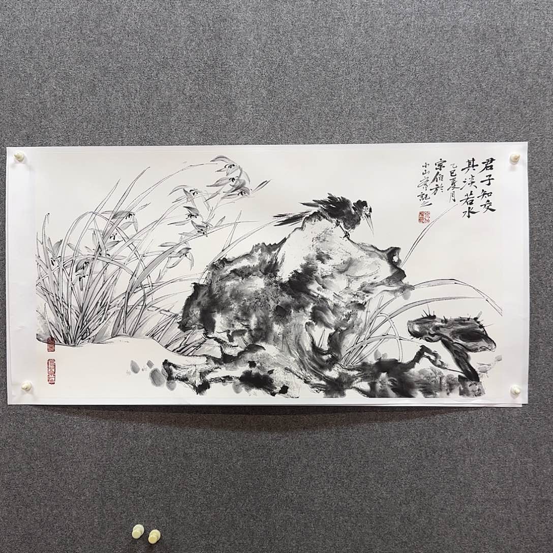国画谢宗伯老师手绘作品
