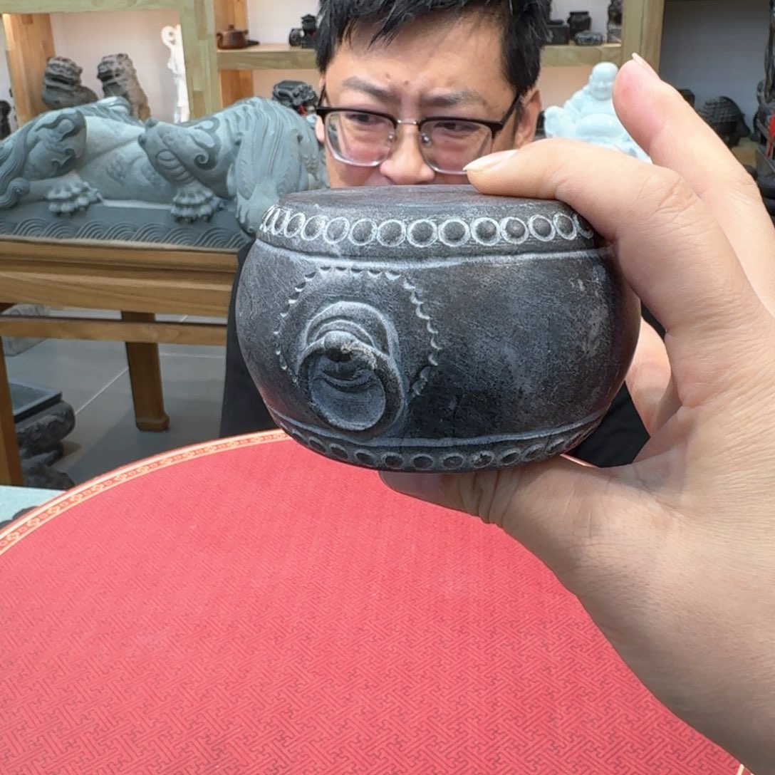 西安石晋錾石雕手工雕刻摆件