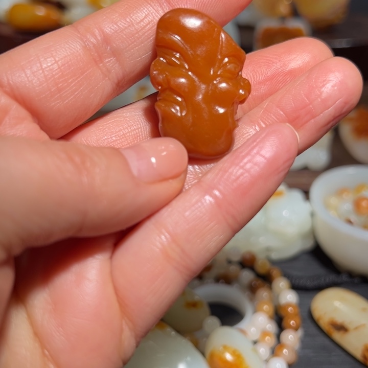 和田玉和田玉罗汉挂件未镶嵌享*合