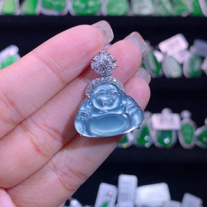 【闪购商品】颈饰银S925镶嵌翡翠
