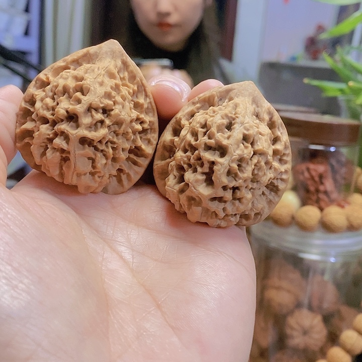 【闪购商品】文玩核桃把件43/43.5。官帽