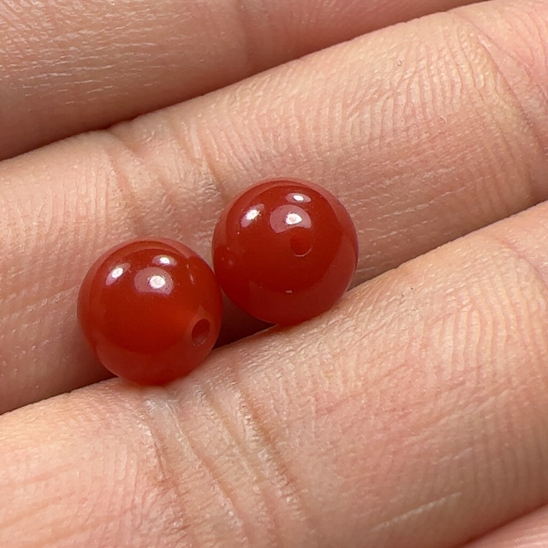 南红玛瑙珠子未镶嵌邵*烁