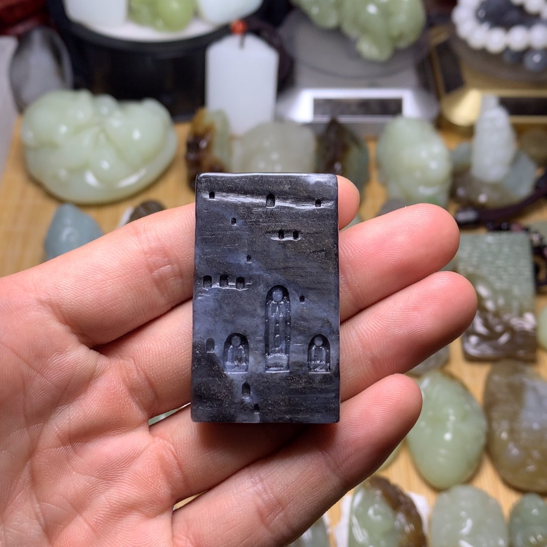 和田玉挂件未镶嵌