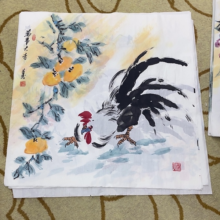国画杨志杰四尺斗方艺