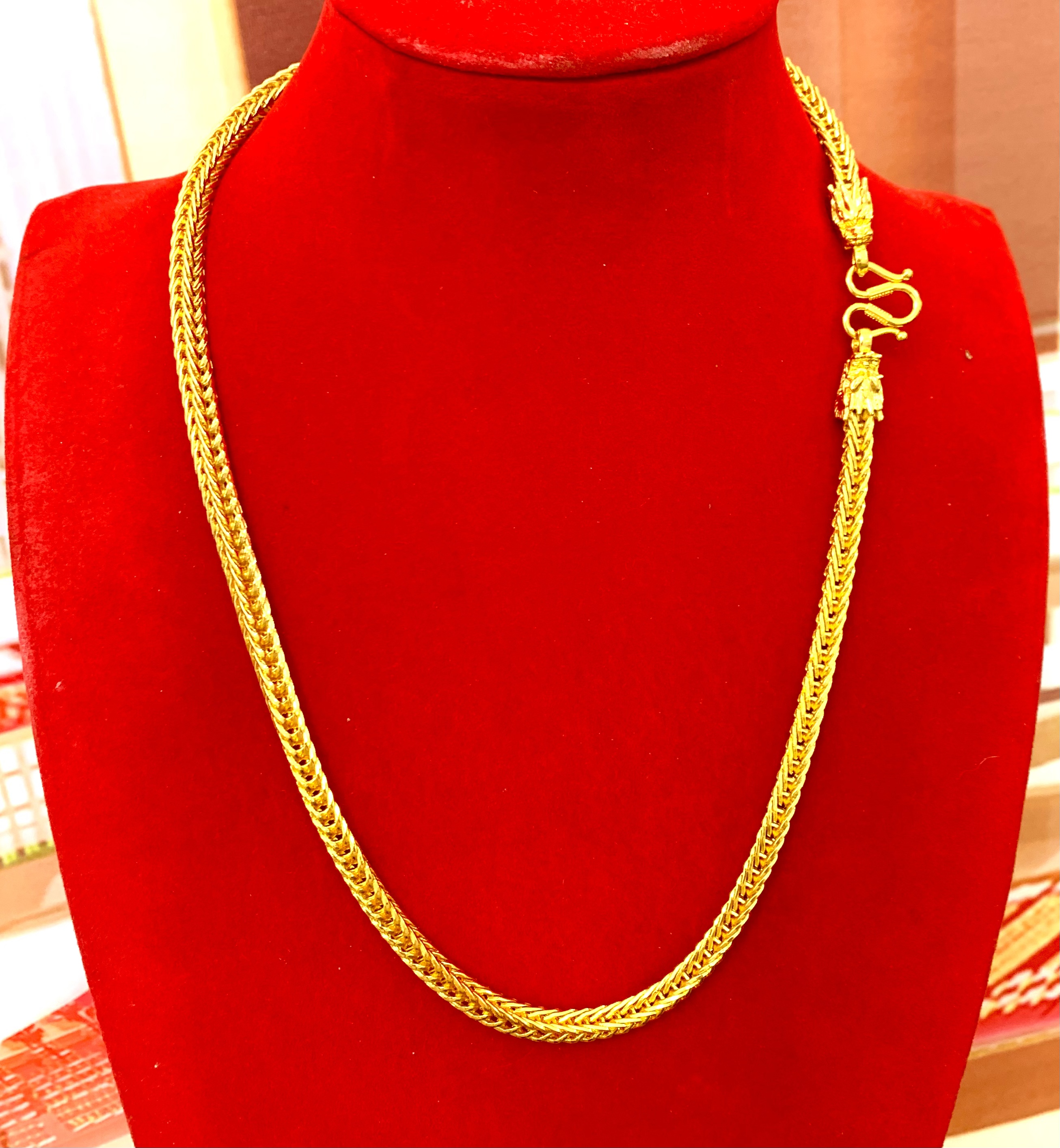 合金项链 镀K金【龙头蛇骨项链】JINPENG 时尚男女项链经典