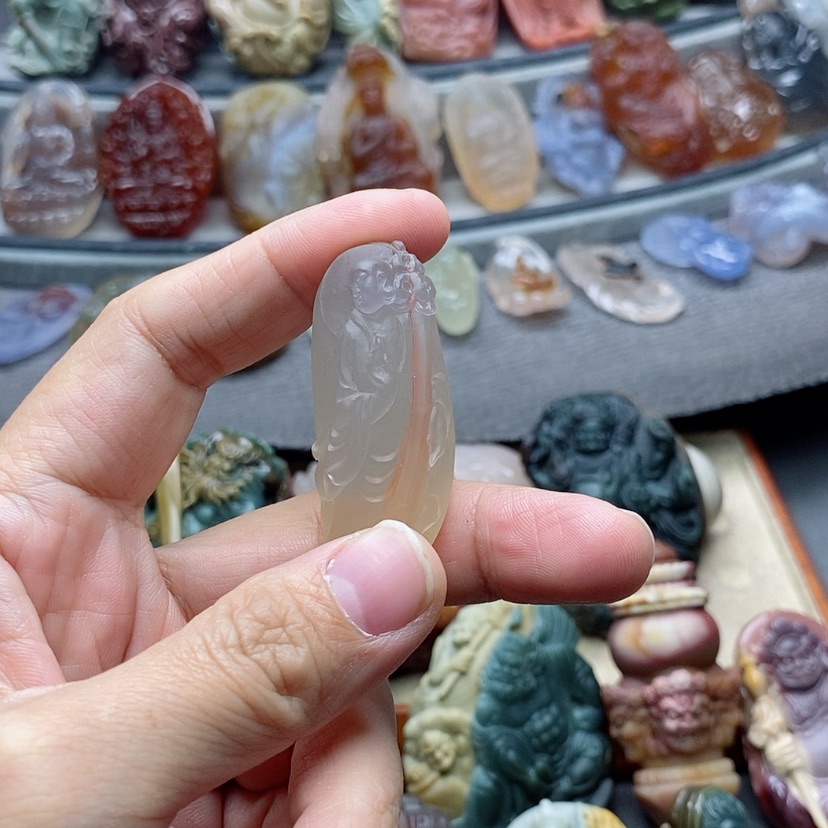 【闪购商品】未镶嵌吊坠定制玛瑙