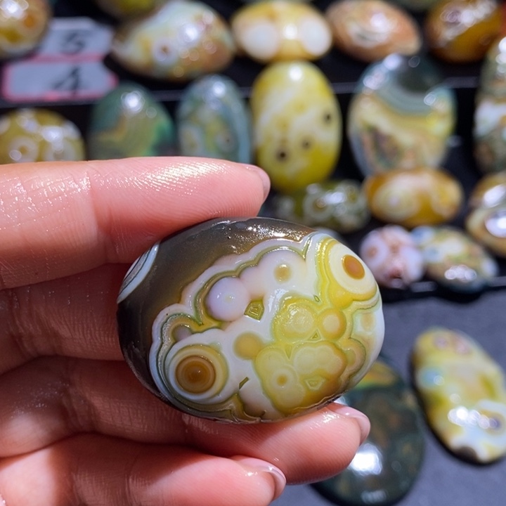 玛瑙/玉髓未镶嵌吊坠(不含链)203