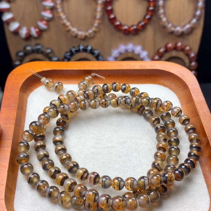 玛瑙/玉髓未镶嵌手链