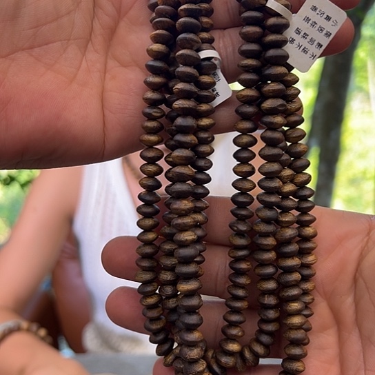 沉香手串乌身算盘珠0.8-26多样性发货1条