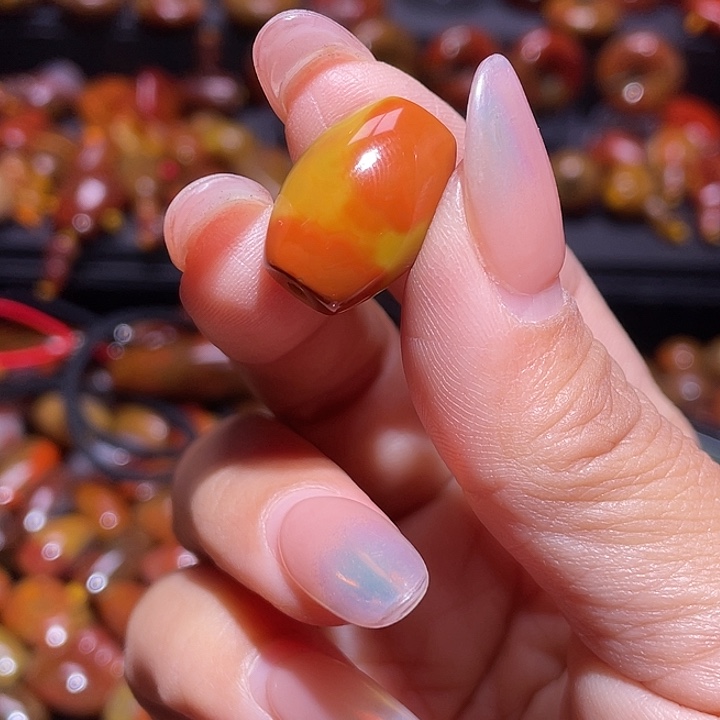 玛瑙/玉髓合金珠宝半成品