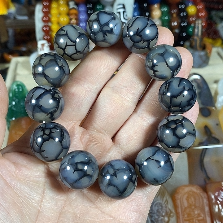 万***成玛瑙/玉髓未镶嵌手链