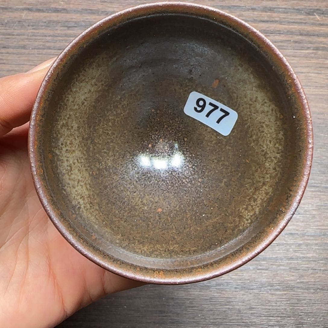 茶盏龙窑柴烧原矿原釉977