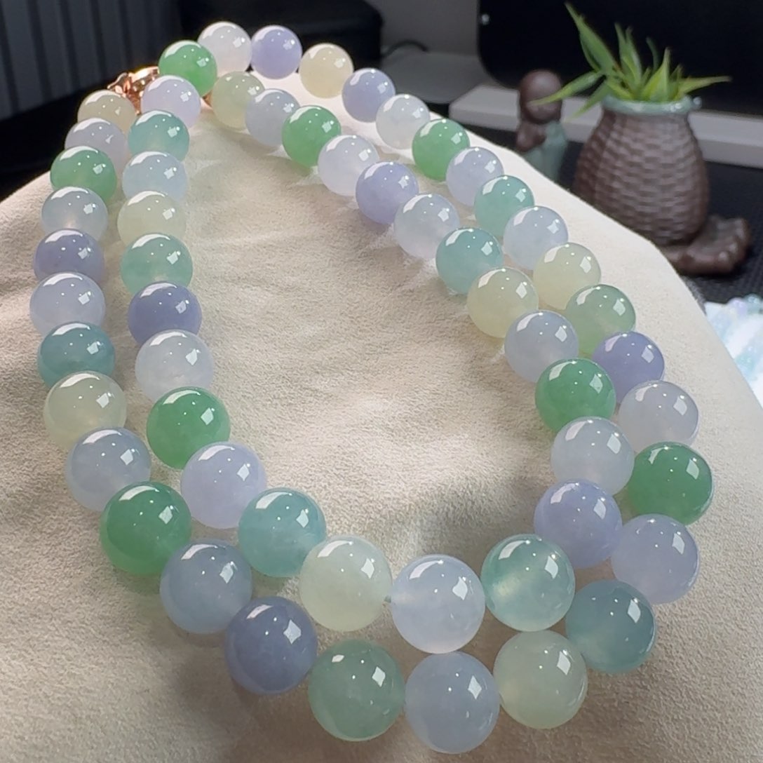 翡翠颈饰未镶嵌多宝项链卡10