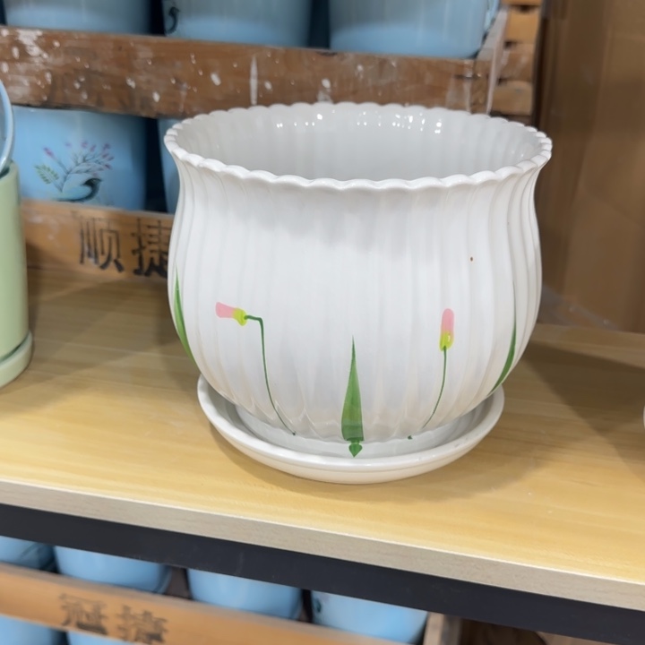 多肉绿植陶瓷花盆凑9块包邮