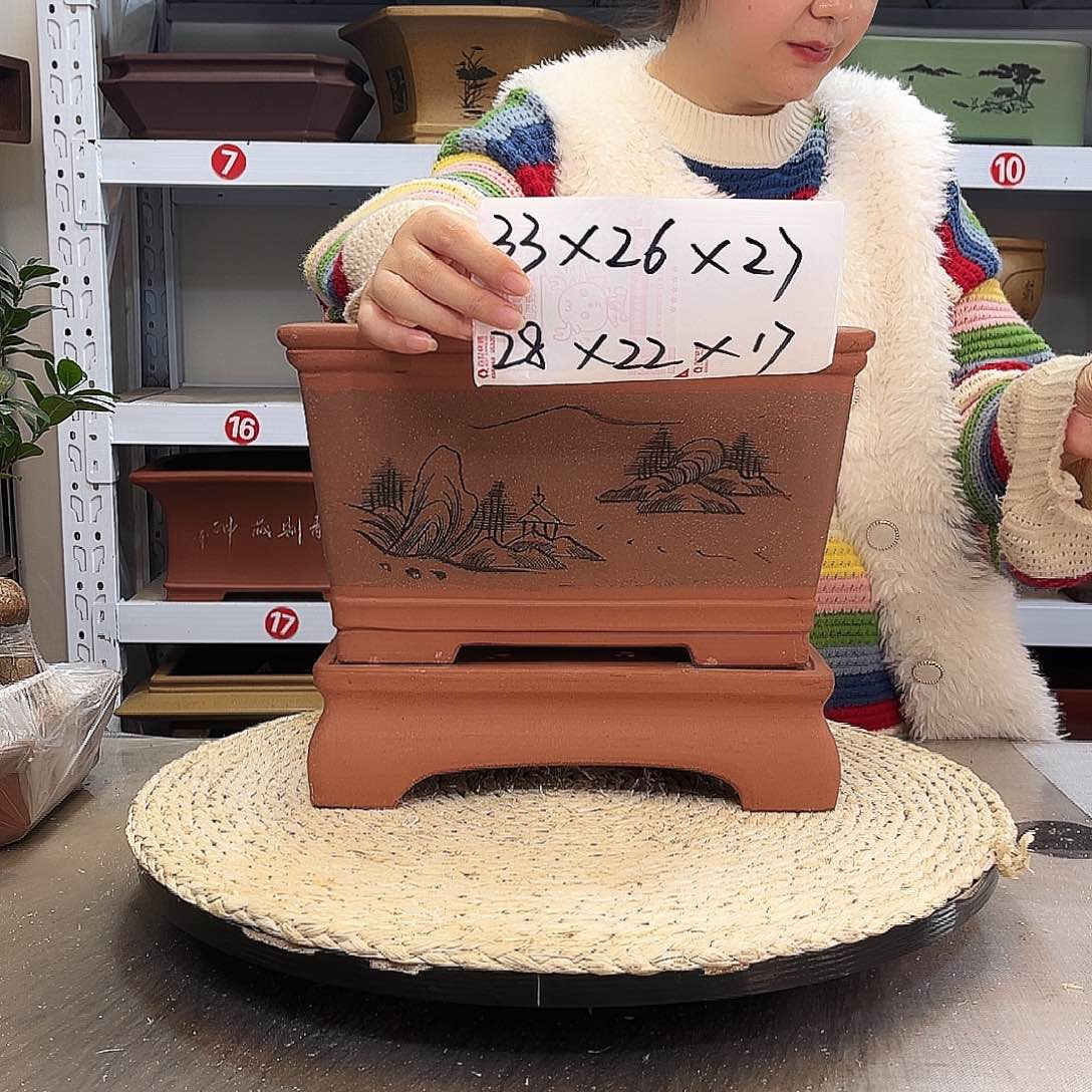 紫砂花盆紫砂花盆