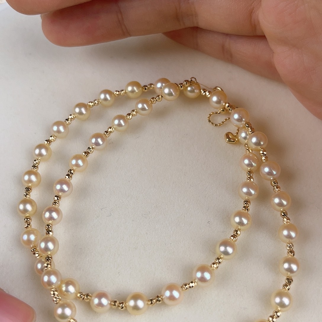 海水珍珠颈饰18K金镶嵌