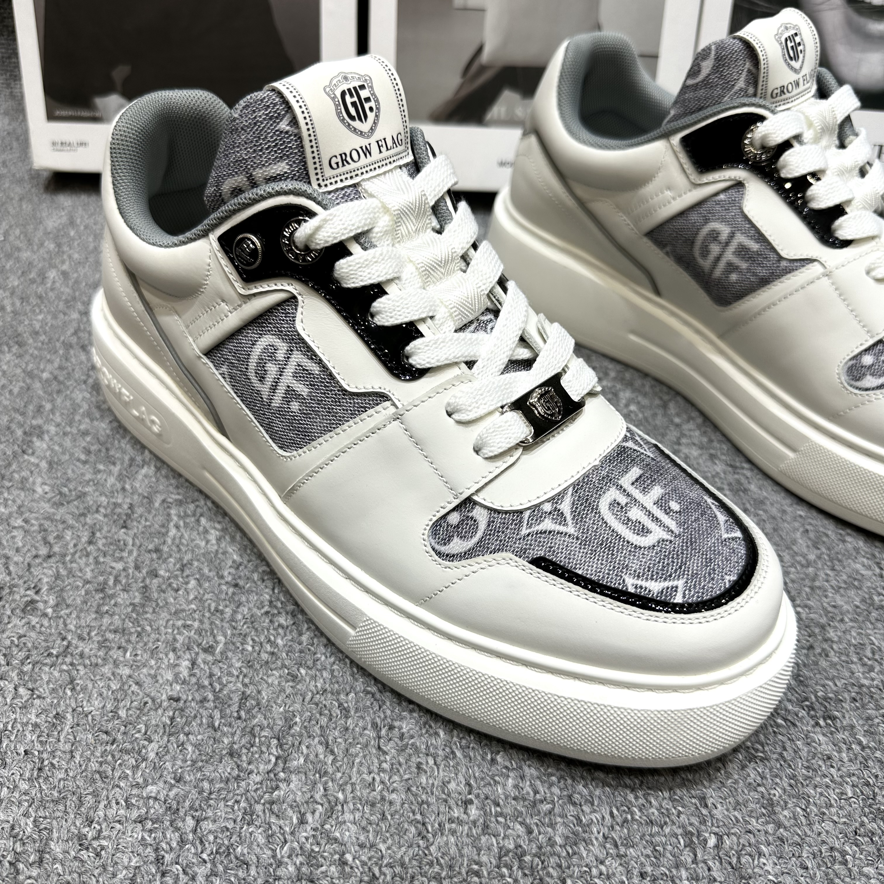 【史蒂芬费勒斯鞋子】新款男士休闲板鞋男鞋安脚舒服底软面安脚2376