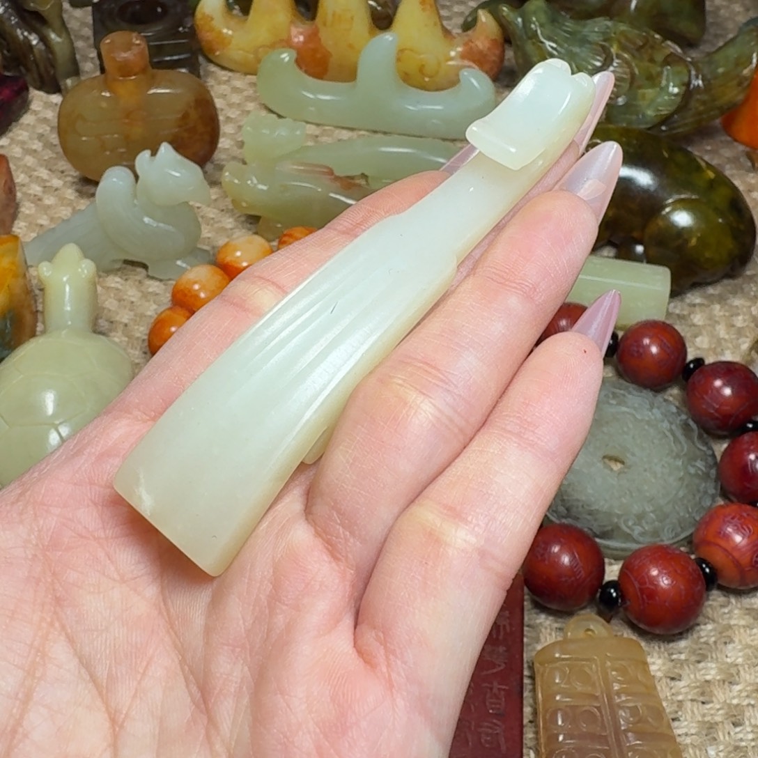 白玉菩提吊坠挂件