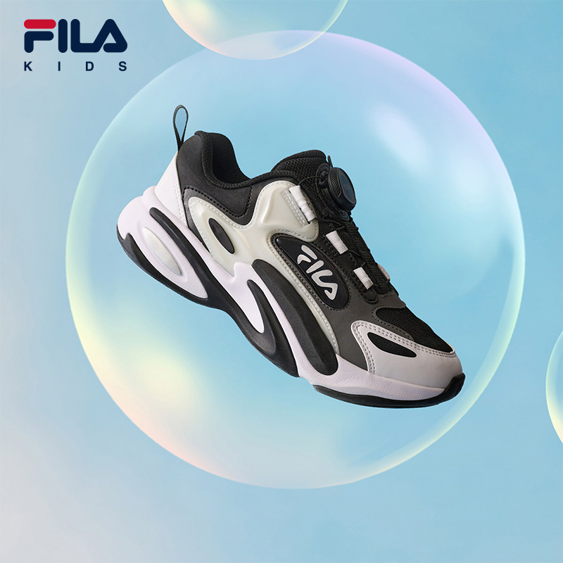 斐乐儿童【鲸鱼3】秋冬新款RH男女童中大童复古运动跑鞋K15B441102