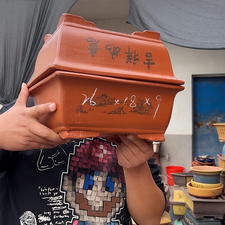 紫砂花盆紫砂花盆