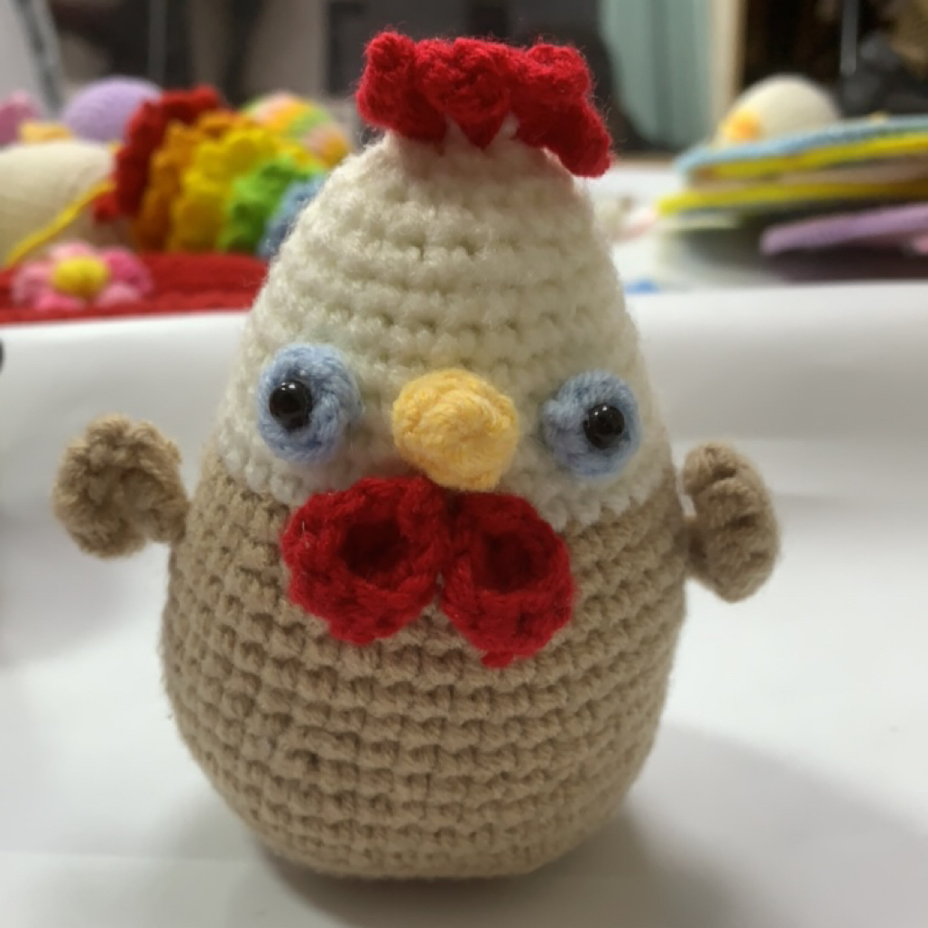 手工钩织毛线八爪鱼成品可作生日礼物挂件