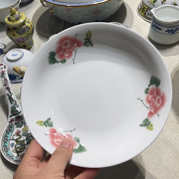 景德镇陶瓷窝盘20.5厘米