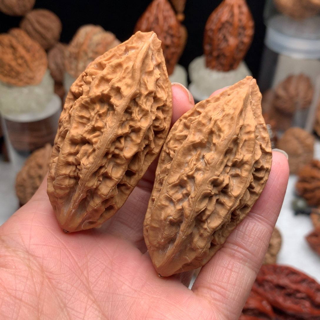 文玩核桃吊坠我****子小武核桃柳叶