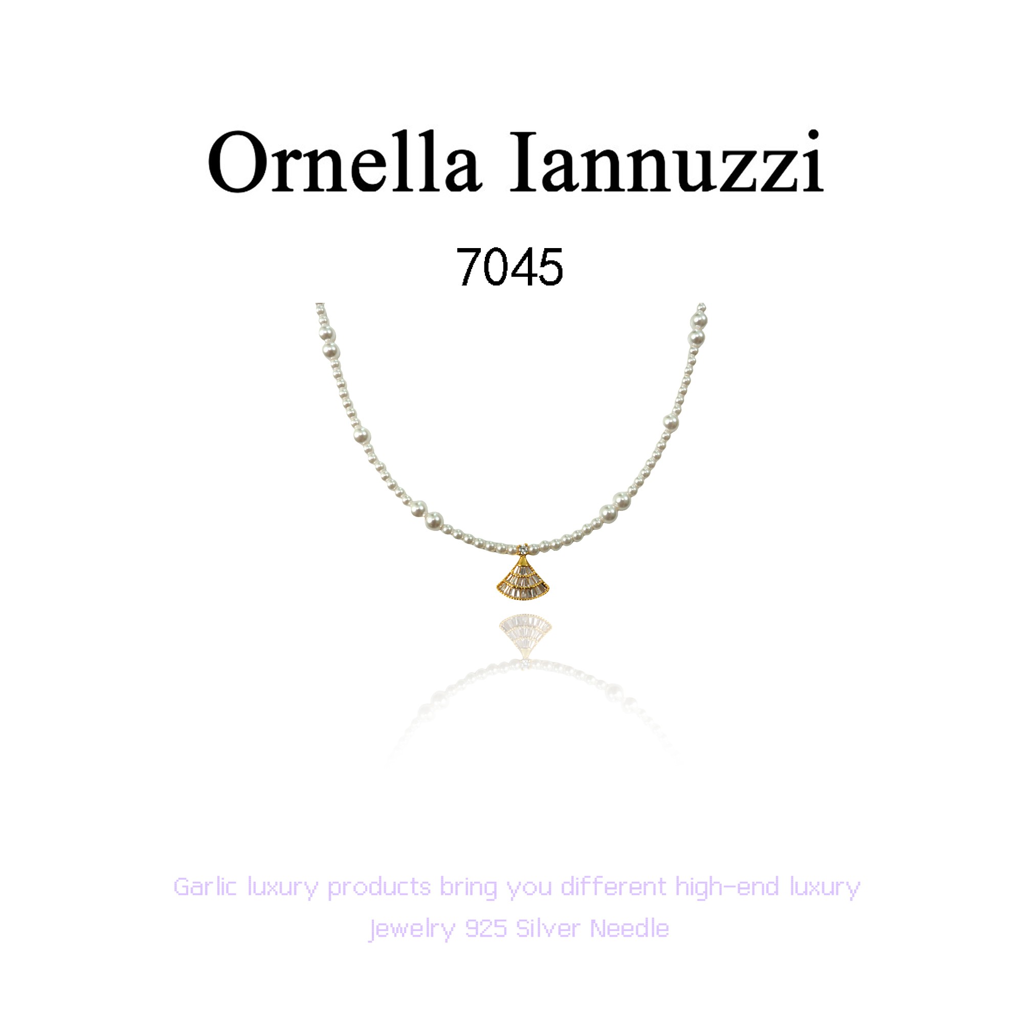 铜合金项链 Ornella Iannuzzi项链~7045（42+5）