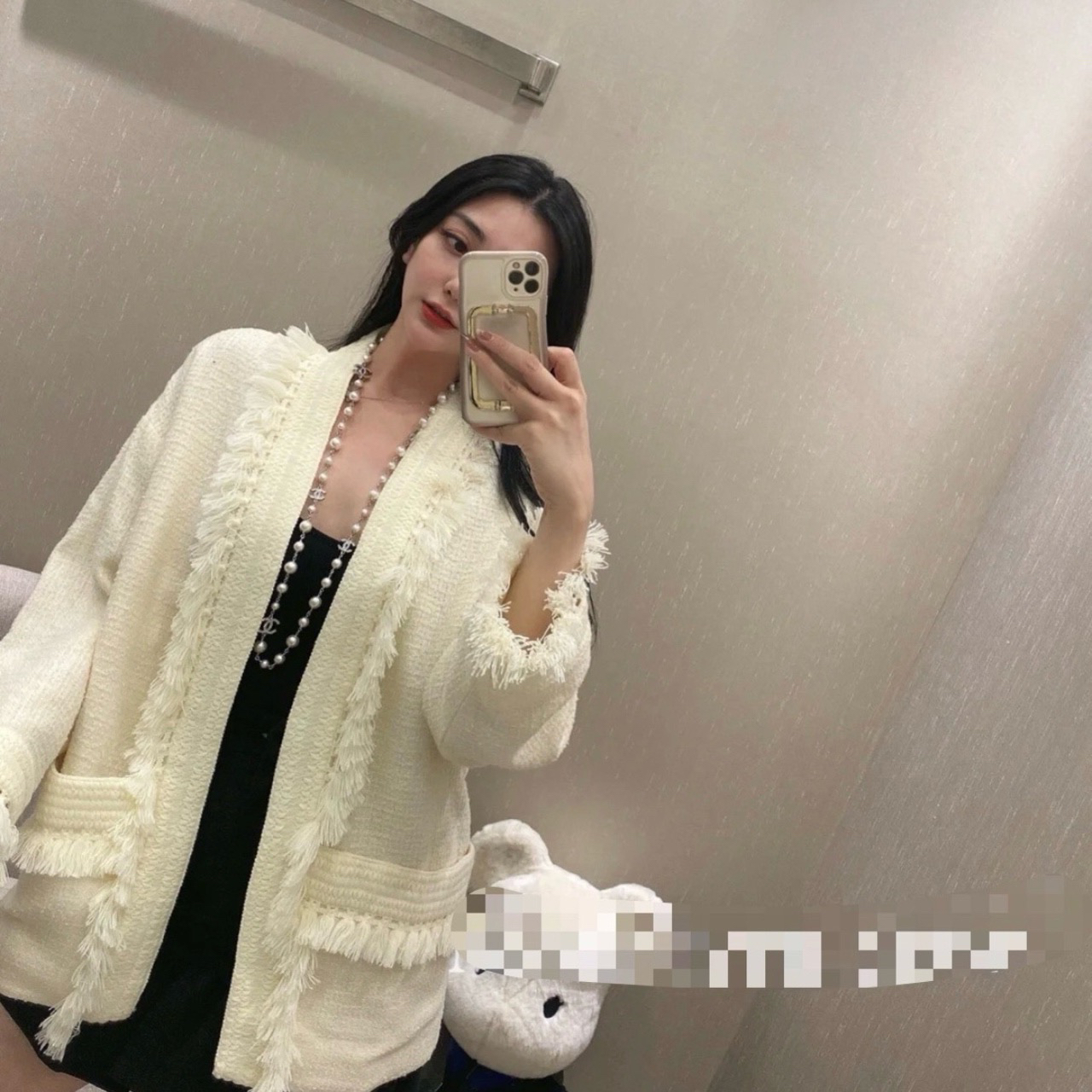 99新 GUCCI/古驰 走秀款 流苏编织开衫 42码 00999
