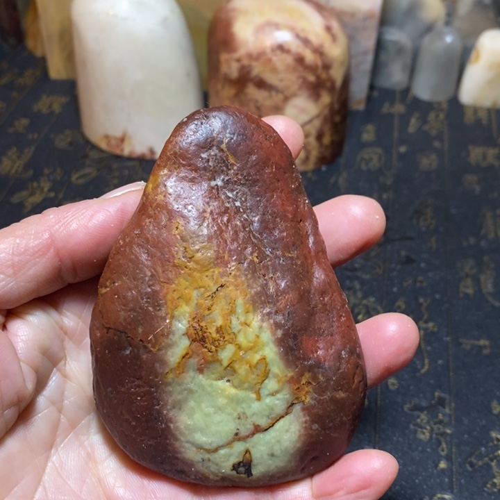 昌化鸡血石印章石