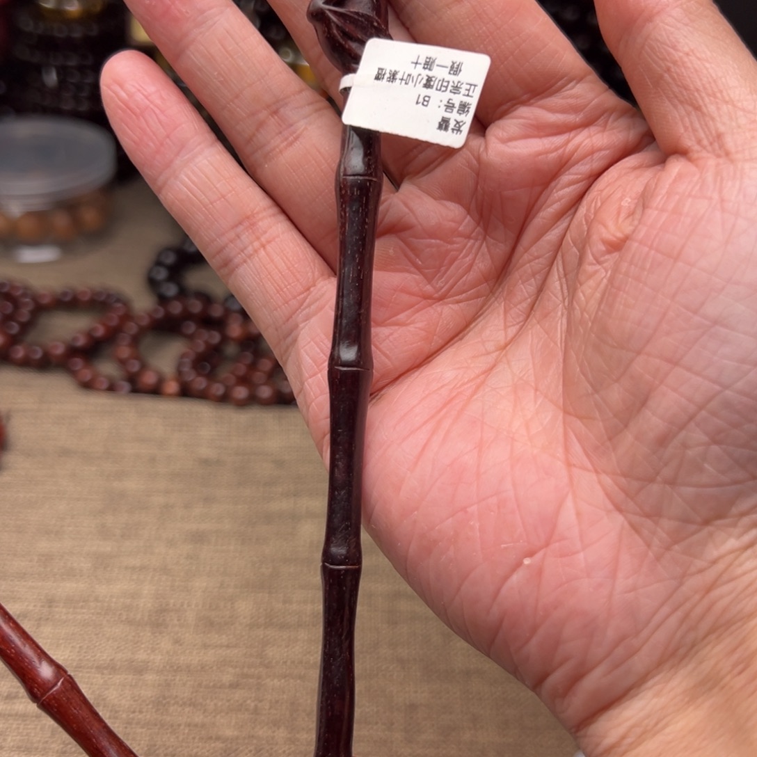 檀香紫檀（小叶紫檀）其他竹节发簪