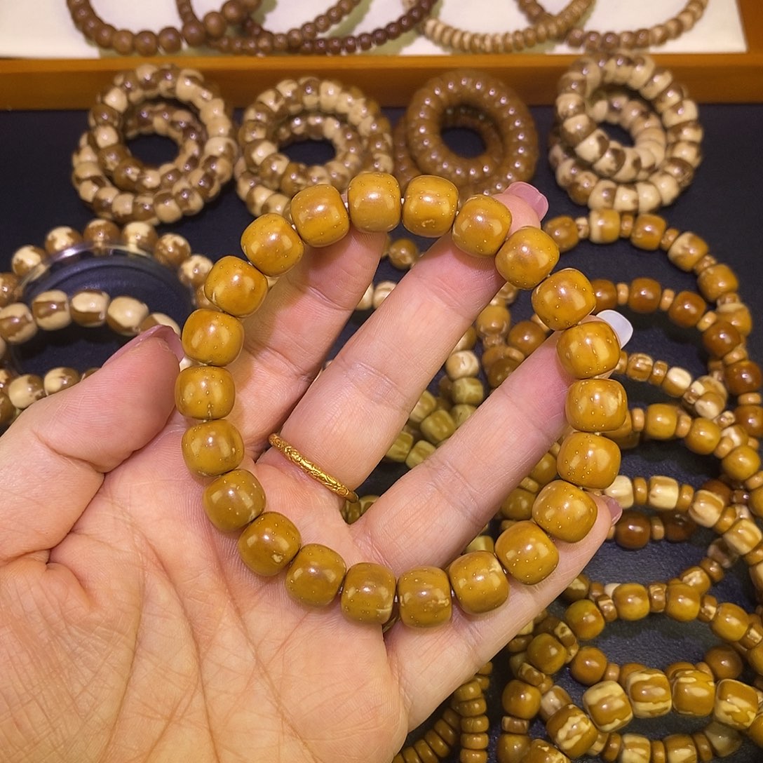 手串紫金鼠11尺寸纯色纯实心老型紫金鼠手串