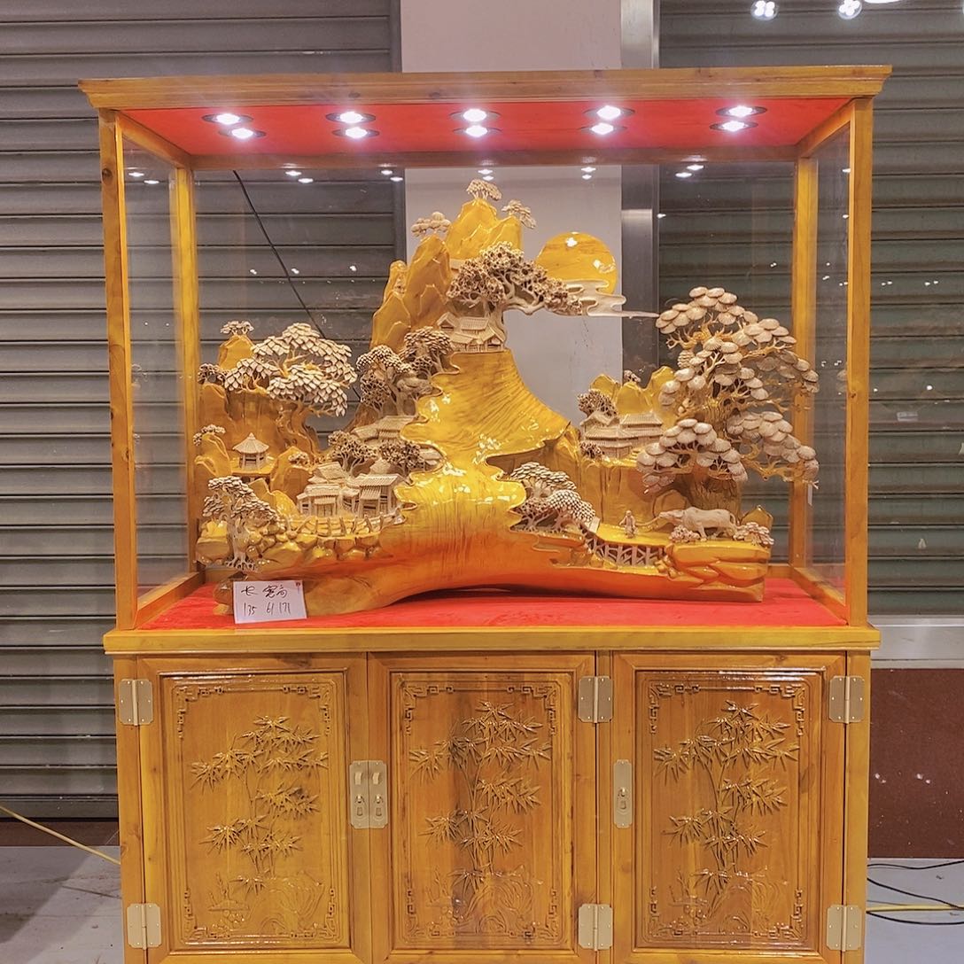 金丝楠J***宝金丝楠小叶桢楠摆件