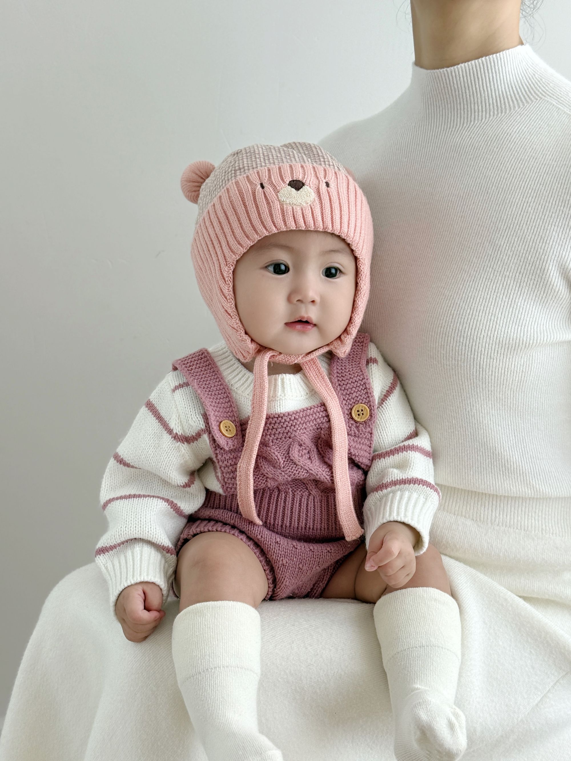 婴儿帽子秋冬季男女宝宝护耳帽冬季保暖加厚可爱婴幼儿套头帽儿童