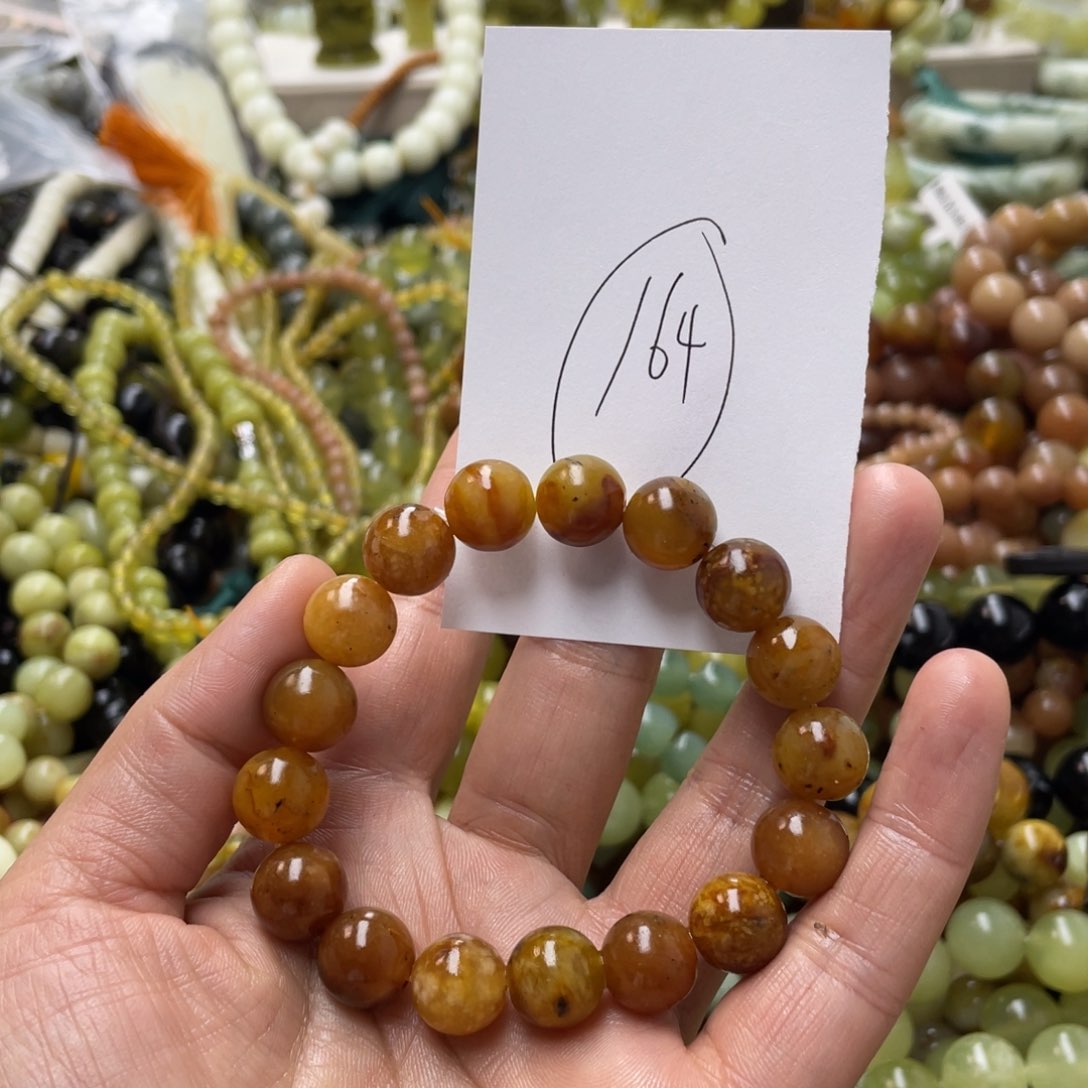 蛇纹石玉手链未镶嵌