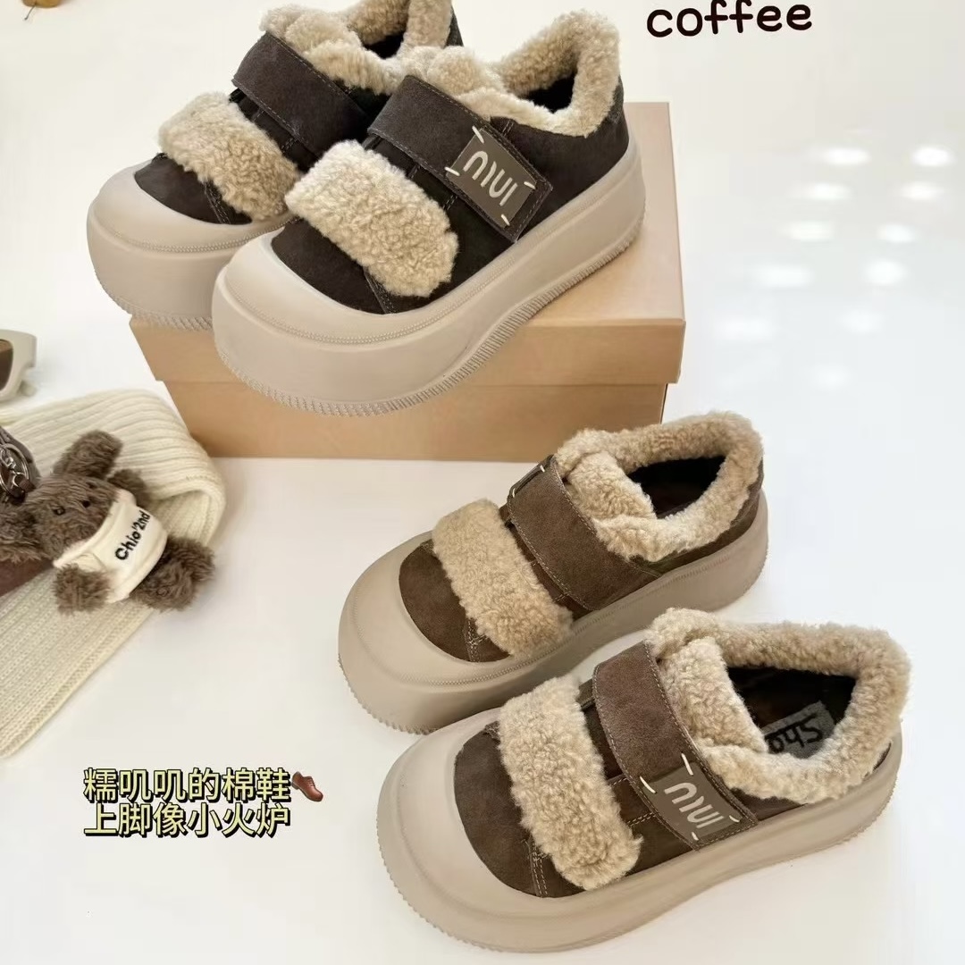 SG魔术贴保暖冬季秋冬时尚休闲鞋雪地靴德训鞋韩版外穿HW350G