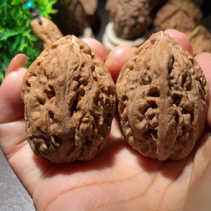 把件文玩核桃东北楸子小雪38