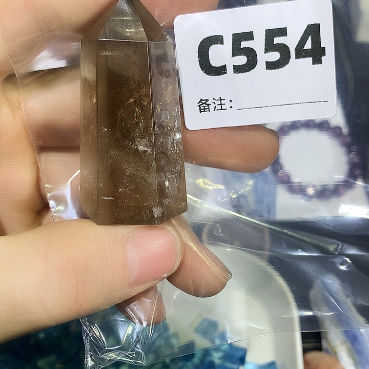 ****e水晶未镶嵌珠宝半成品天然水晶C554