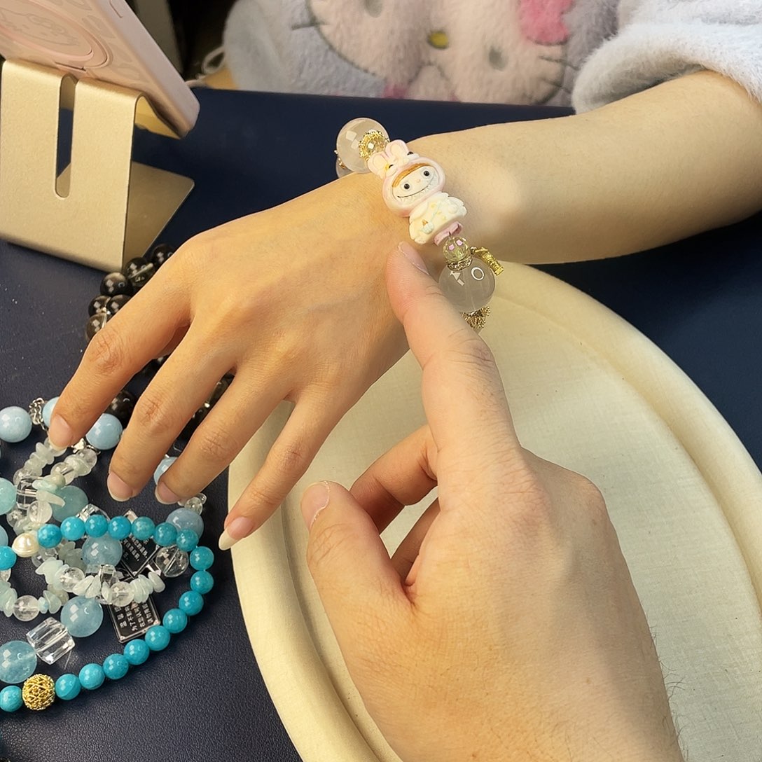 银S925镶嵌水晶手链