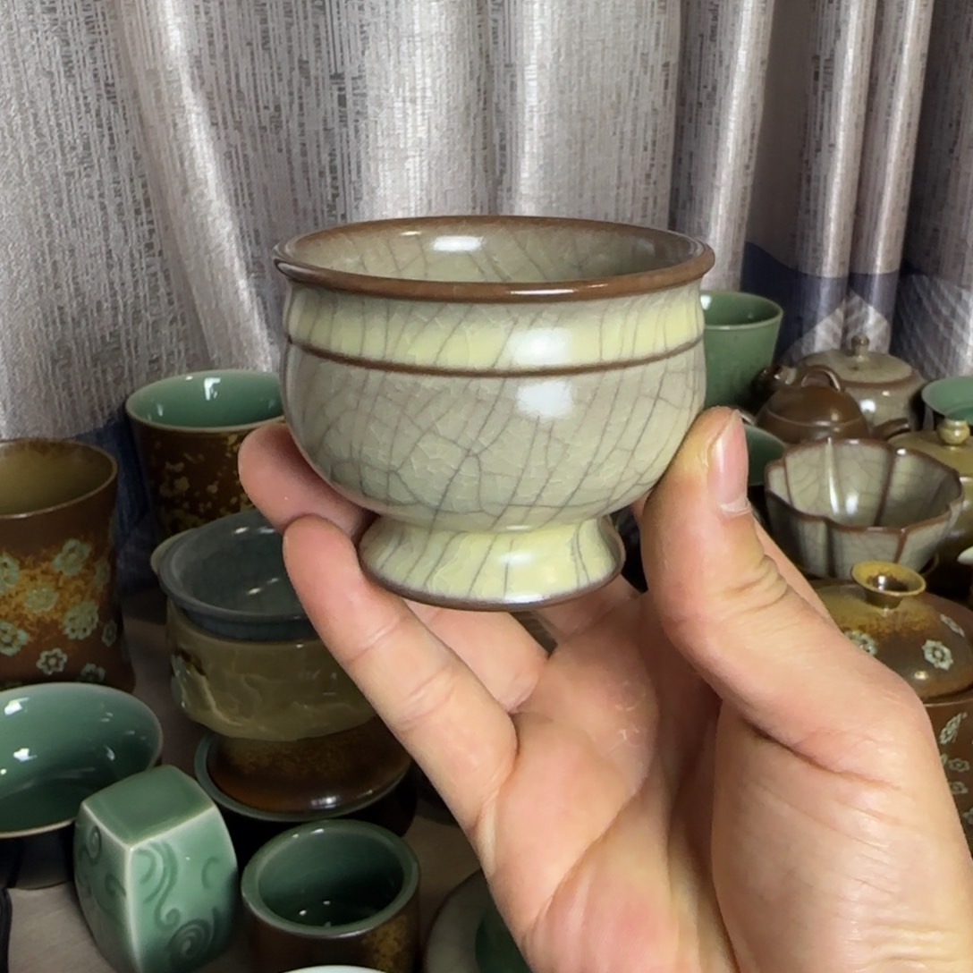 小金茶具青瓷茶器