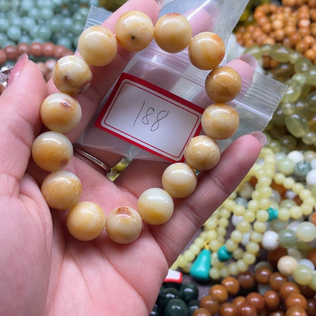 蛇纹石玉未镶嵌手串